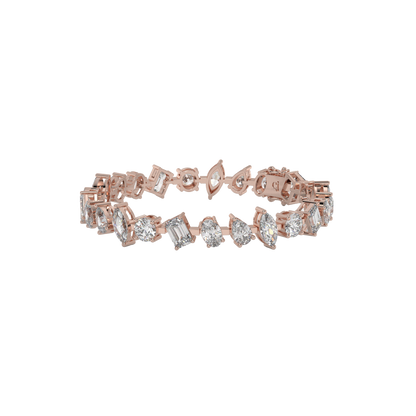 Harmony of Shapes Tennis Bracelet Carat Link Jewels