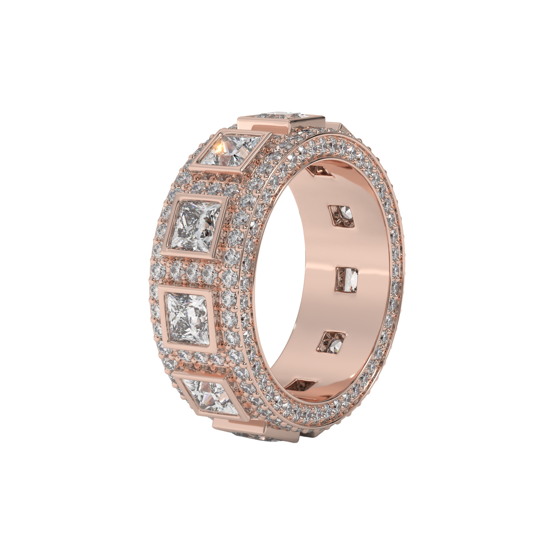 Regal Square Diamond Band Caratlink