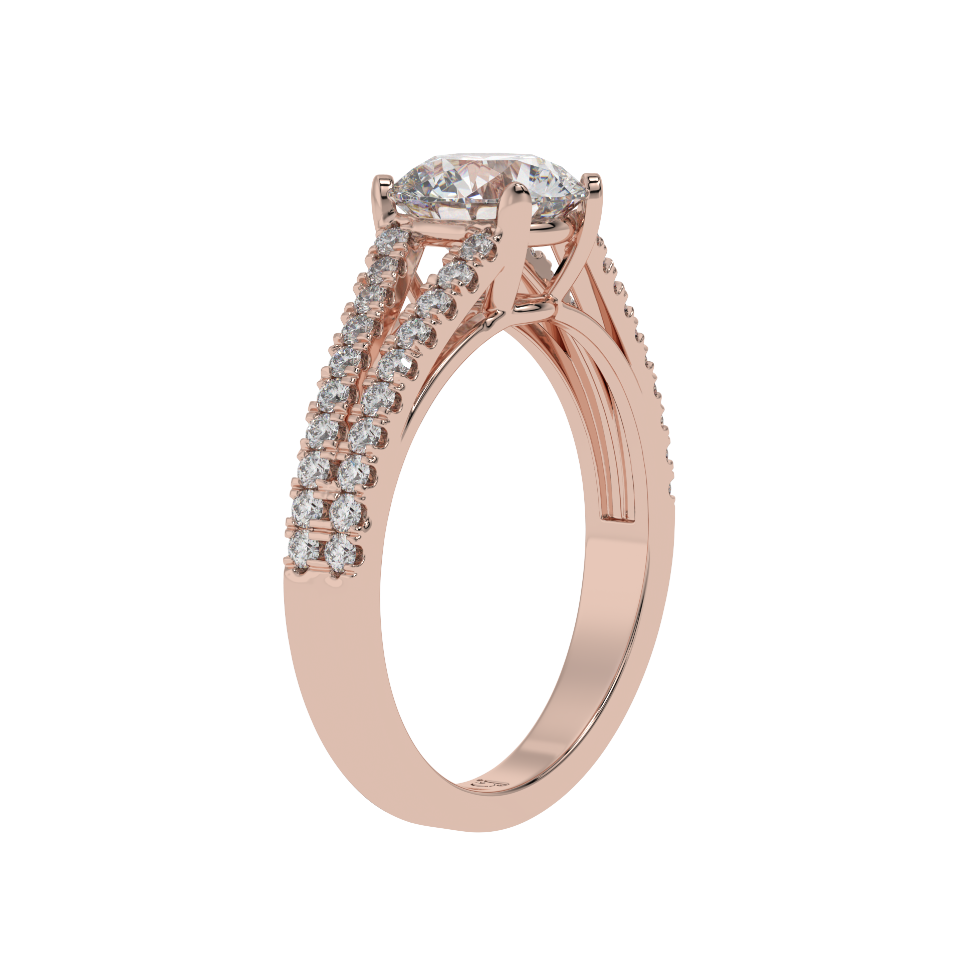 Celestia Split Shank Ring - Caratlink