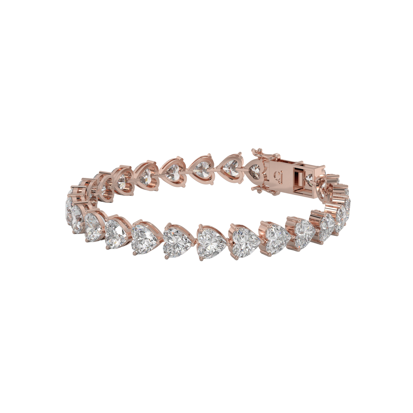 Eternal Heart Diamond Tennis Bracelet Caratlink