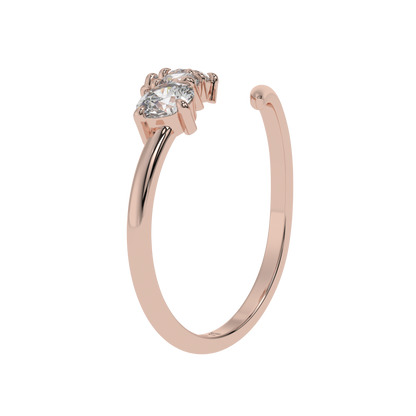 Serena Curve Diamond Wrap Ring Caratlink