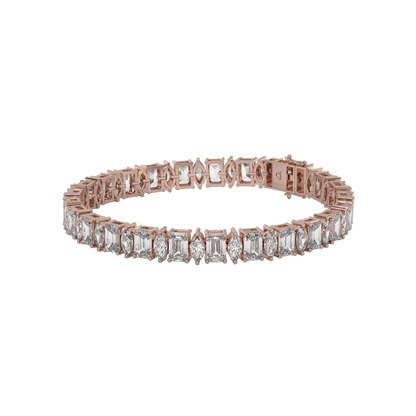 Emerald and Marquise Diamond Bracelet Caratlink