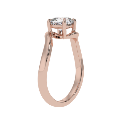 Pure Harmony Cushion Solitaire Ring - Caratlink