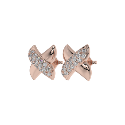 Crystal Crossover Studs CaratLink