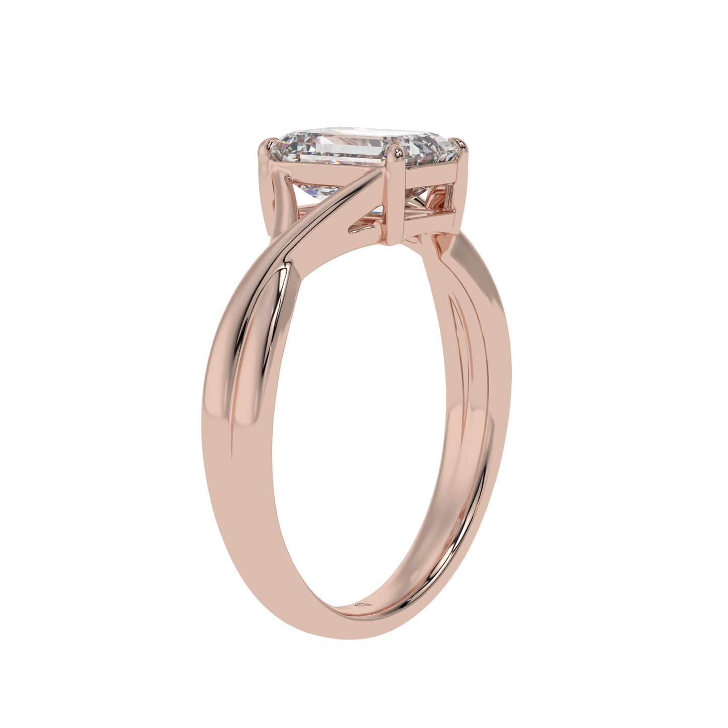 Twisted Harmony Emerald Ring - Caratlink