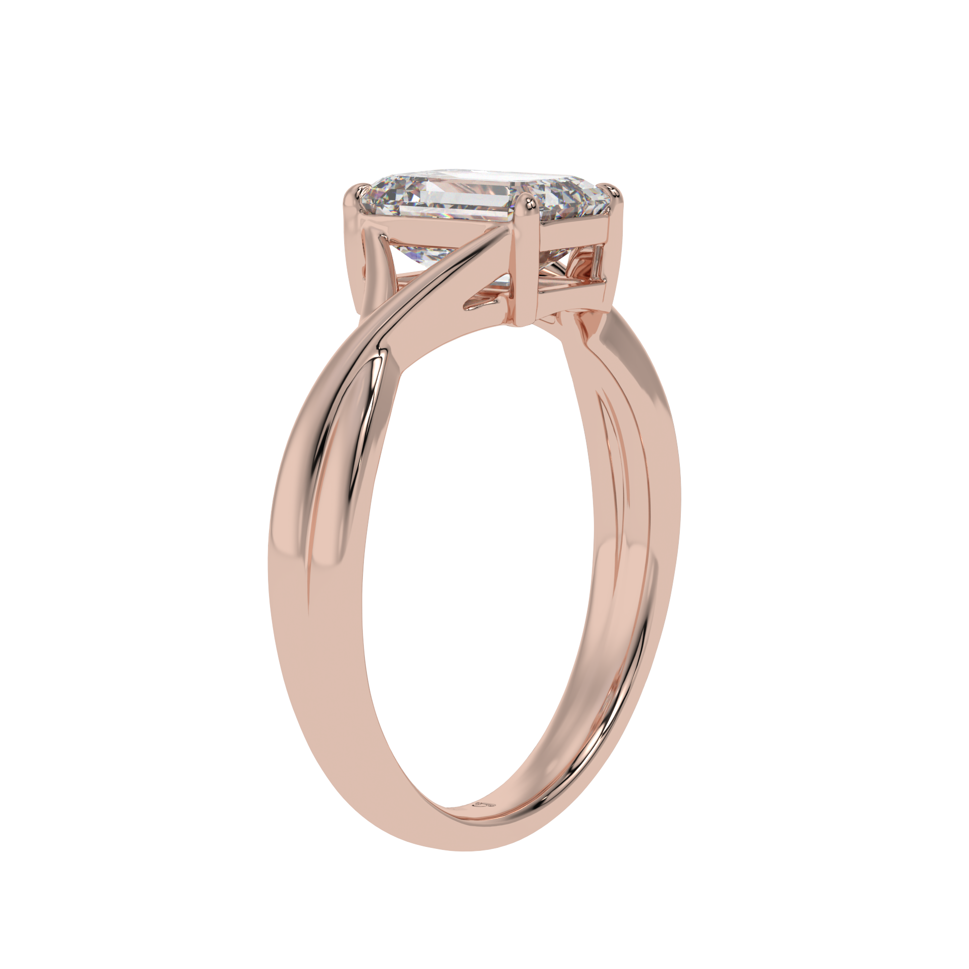 Twisted Harmony Emerald Ring - Caratlink