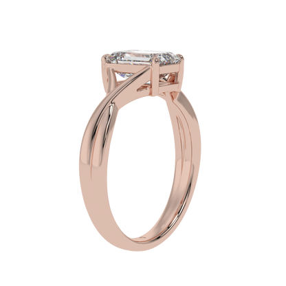 Twisted Harmony Emerald Ring - Caratlink