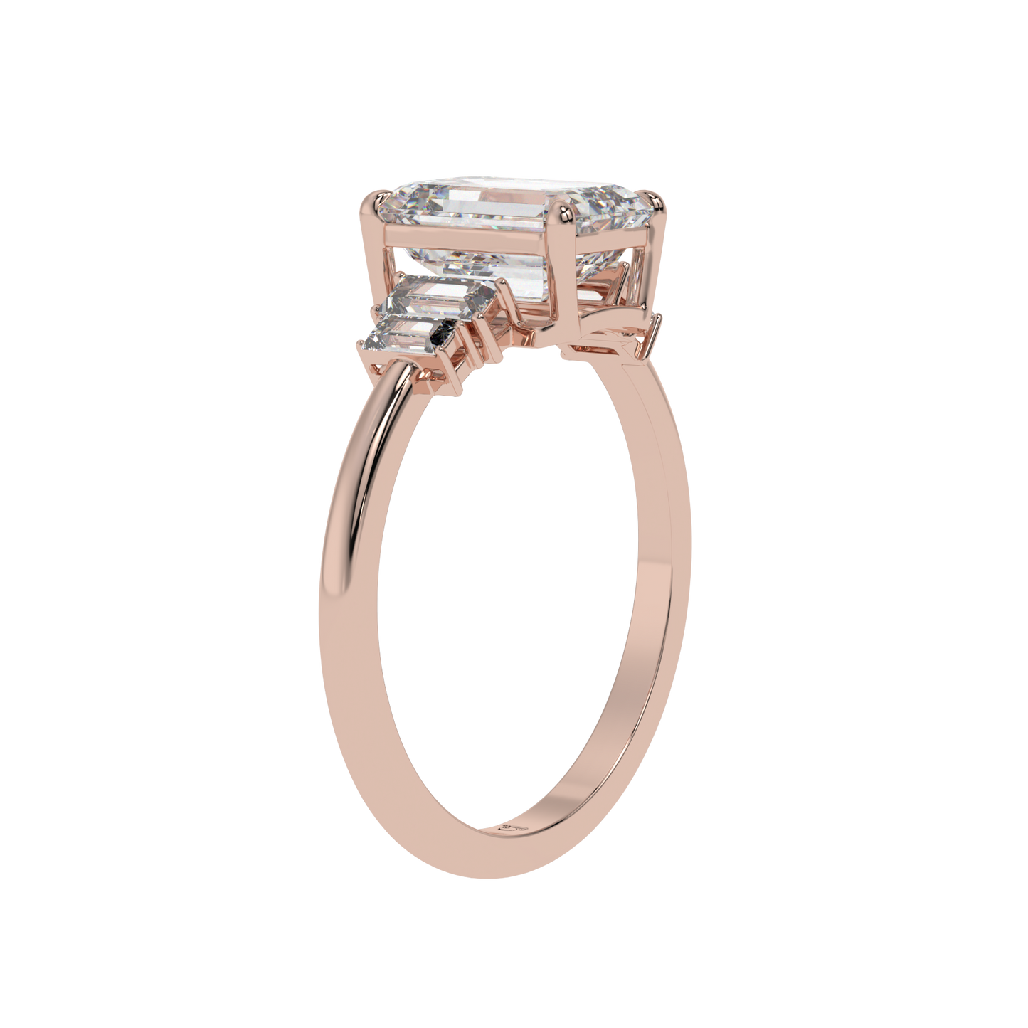 Classic Trilogy Emerald Ring - Caratlink