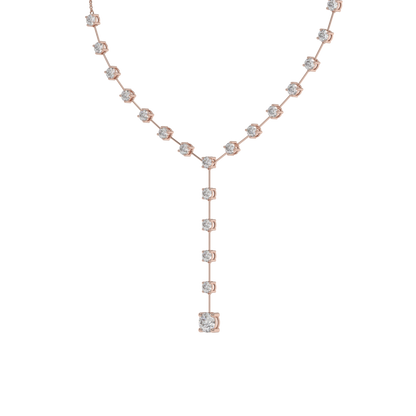 Lunara Diamond Drop Y-Necklace Caratlink