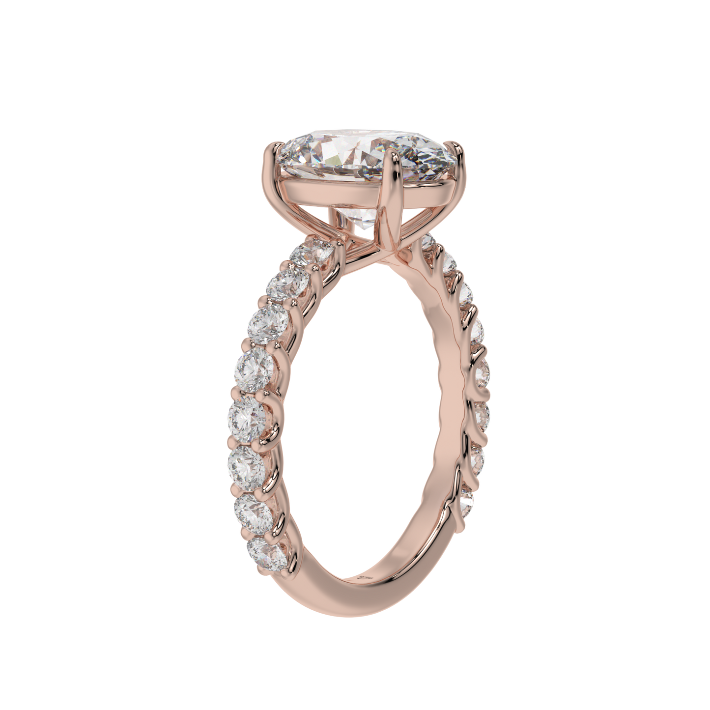 Eternal Bloom Oval Halo Ring - Caratlink