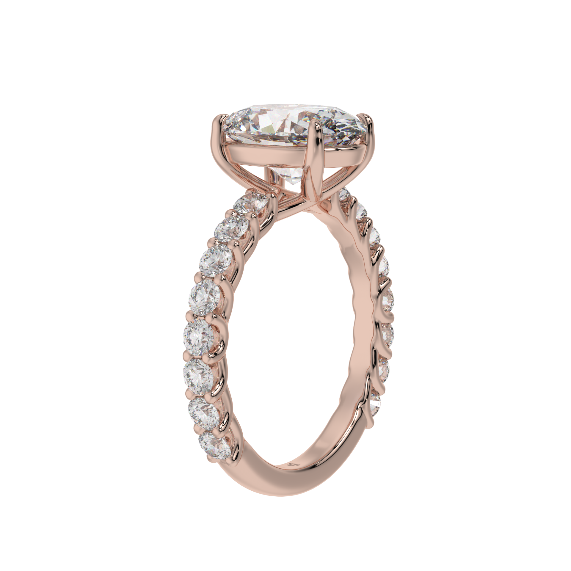 Eternal Bloom Oval Halo Ring - Caratlink