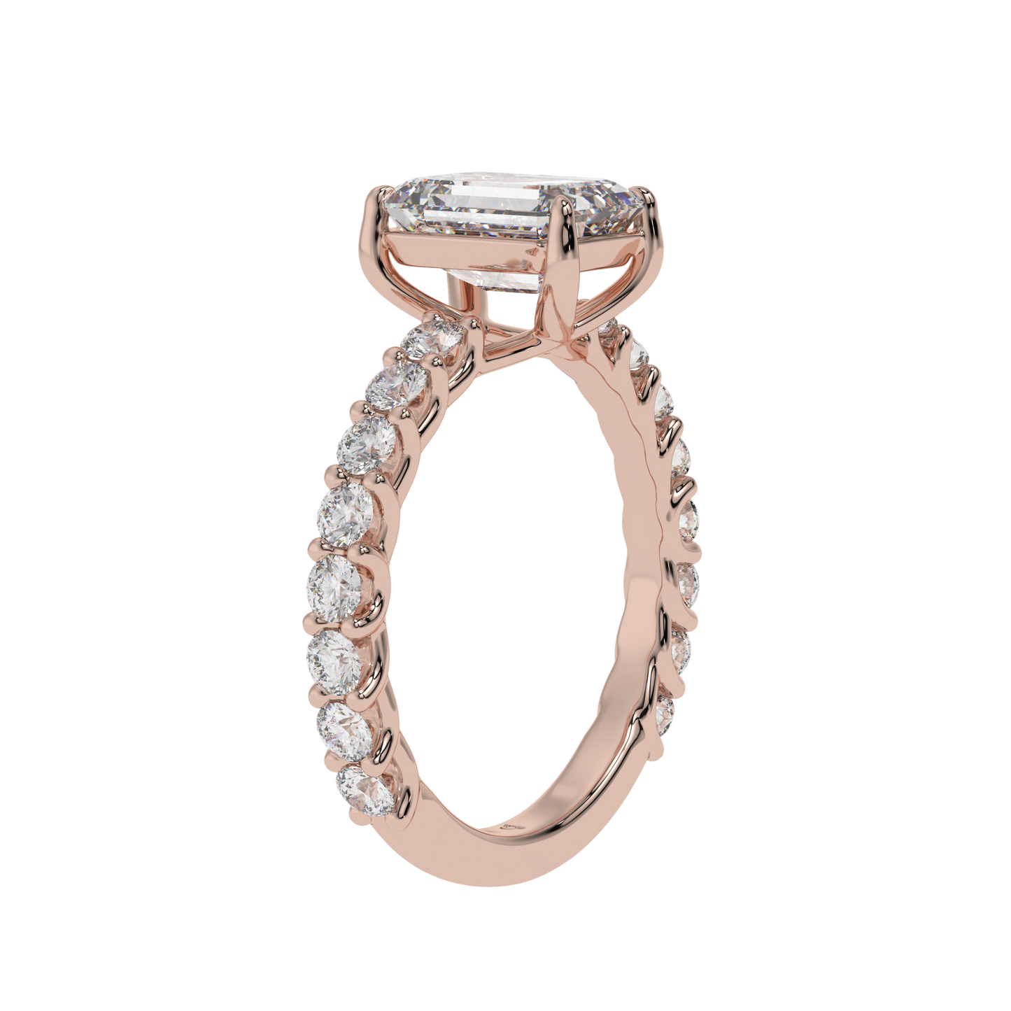 Eternal Spark Emerald Halo Ring - Caratlink