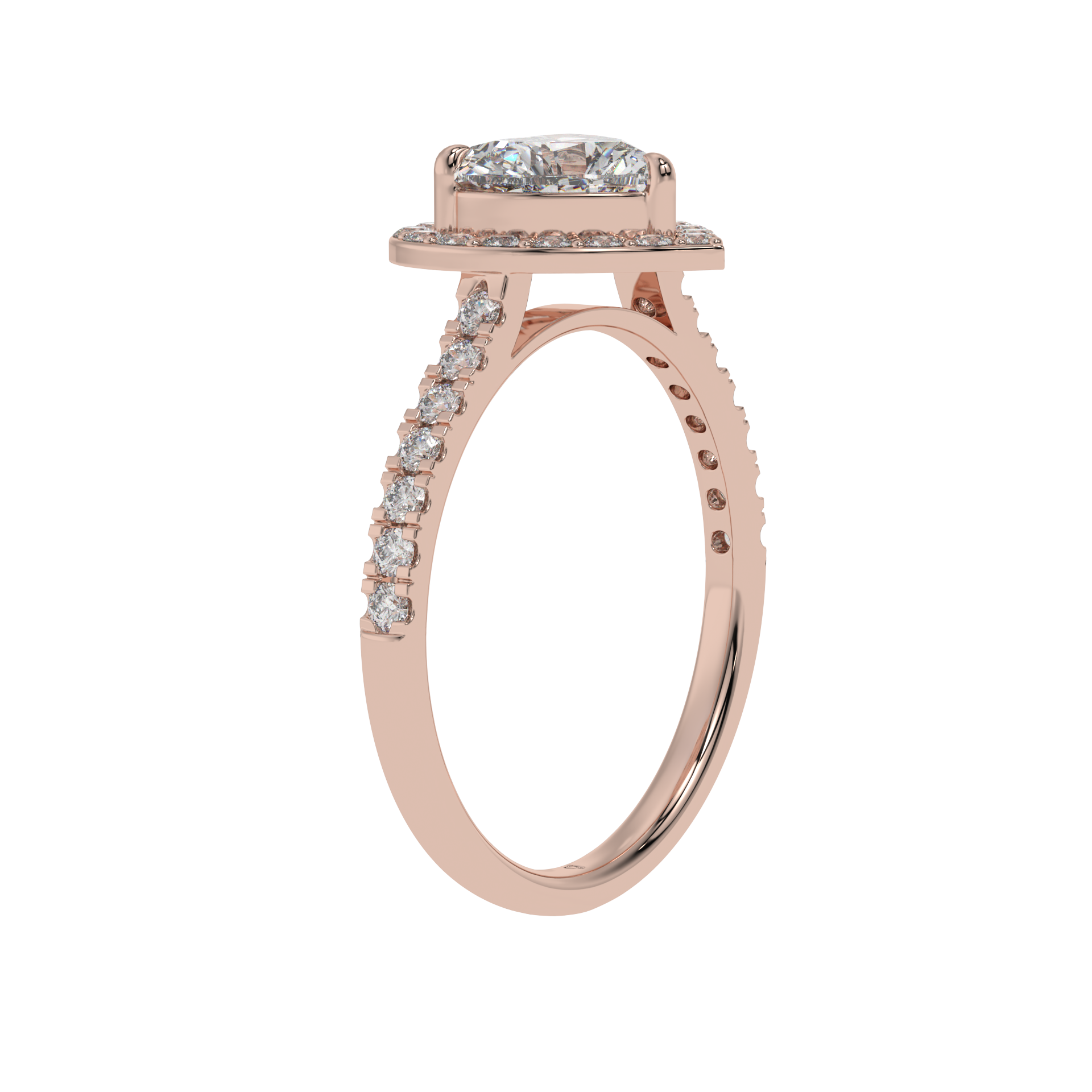 Eternal Love Heart Halo Ring - Caratlink