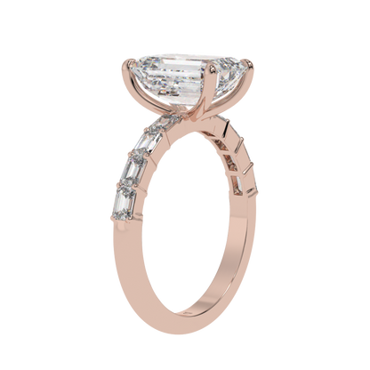Regal Radiance Emerald-Cut Ring - Caratlink
