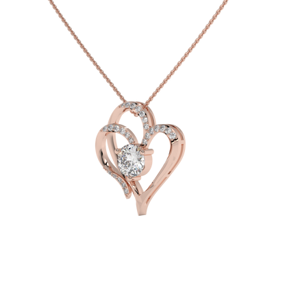 Eternal Heart Pendant Carat Link Jewels