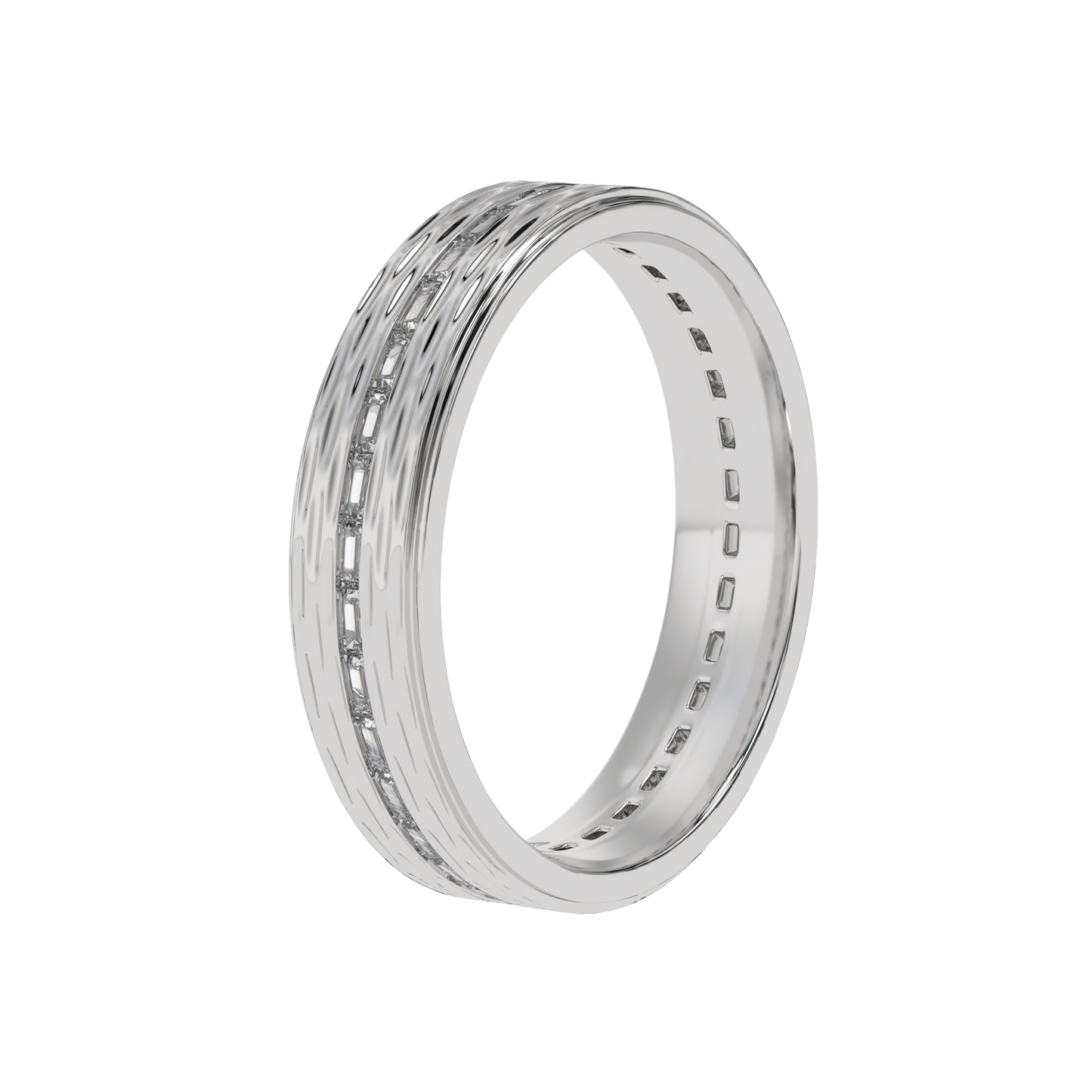 Auric Linea Baguette Band