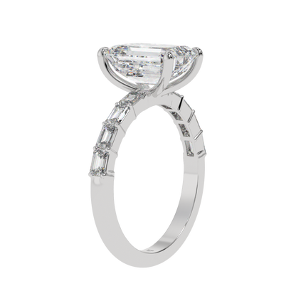 Regal Radiance Emerald-Cut Ring - Caratlink
