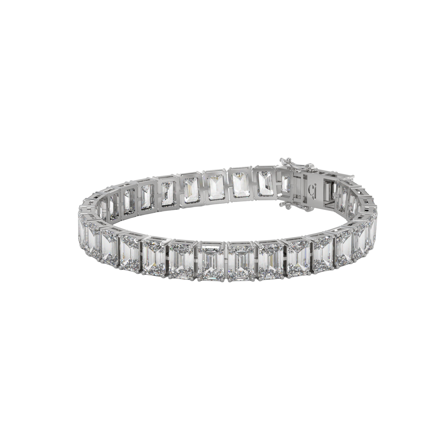 Emerald Illusion Tennis Bracelet CaratLink