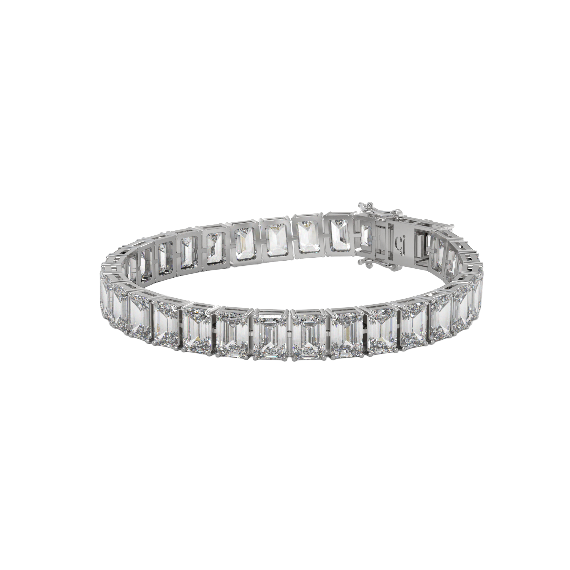 Emerald Illusion Tennis Bracelet CaratLink