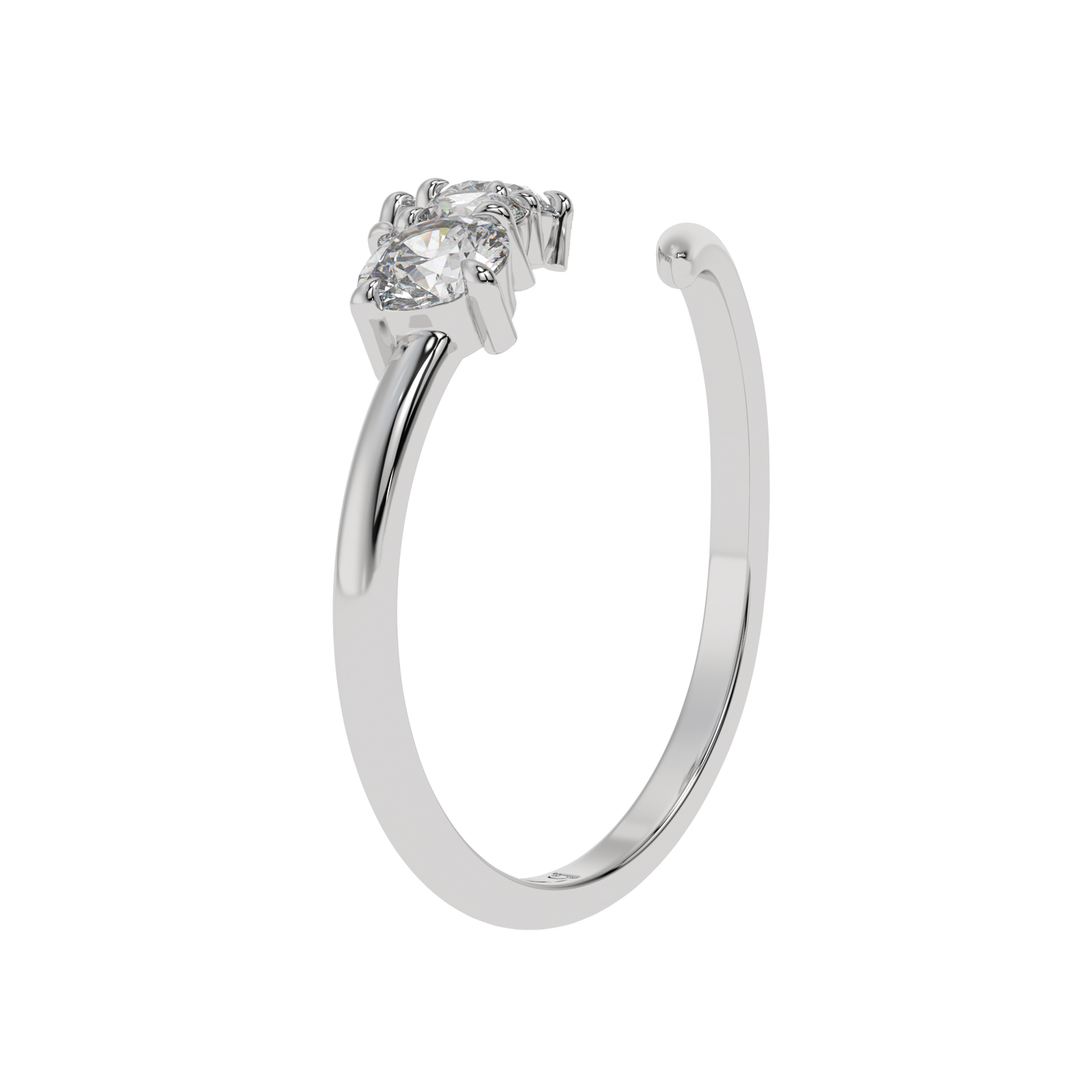 Serena Curve Diamond Wrap Ring Caratlink