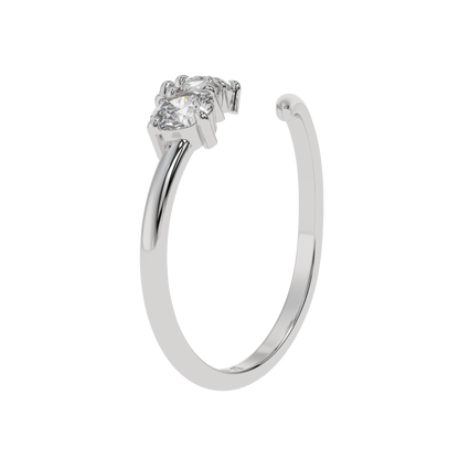 Serena Curve Diamond Wrap Ring Caratlink