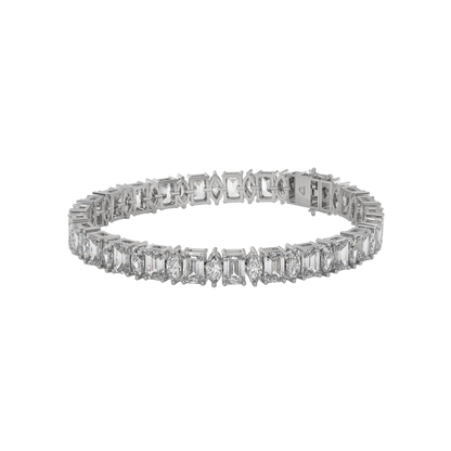 Emerald and Marquise Diamond Bracelet Caratlink