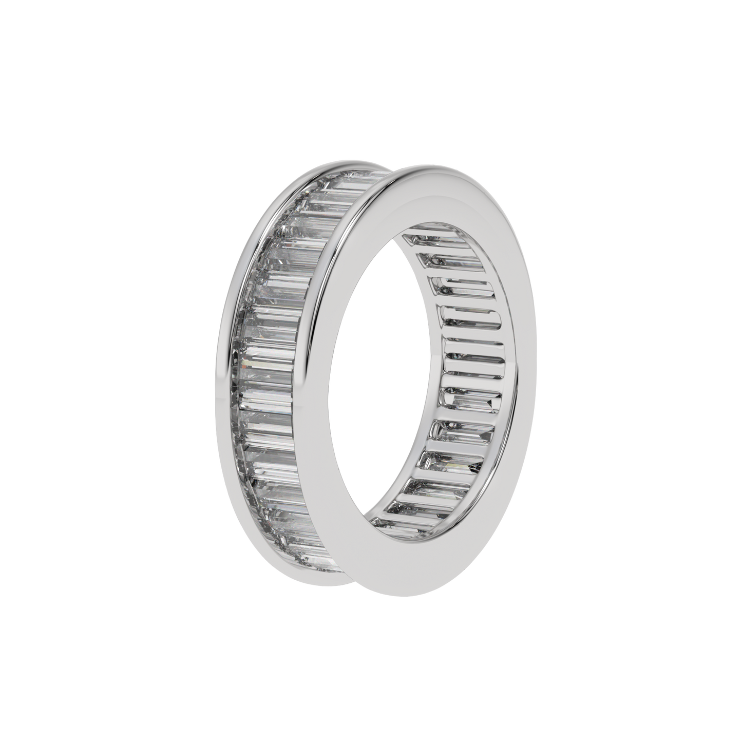 Eterna Baguette Diamond Band Caratlink