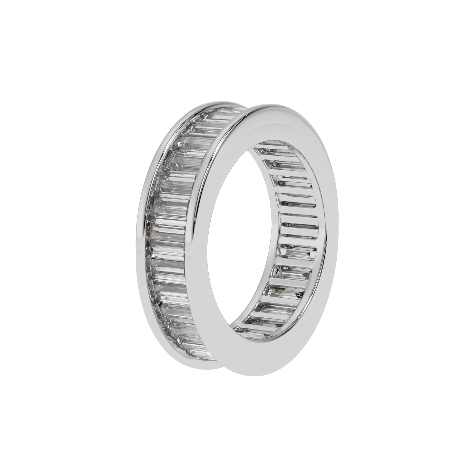 Eterna Baguette Diamond Band Caratlink