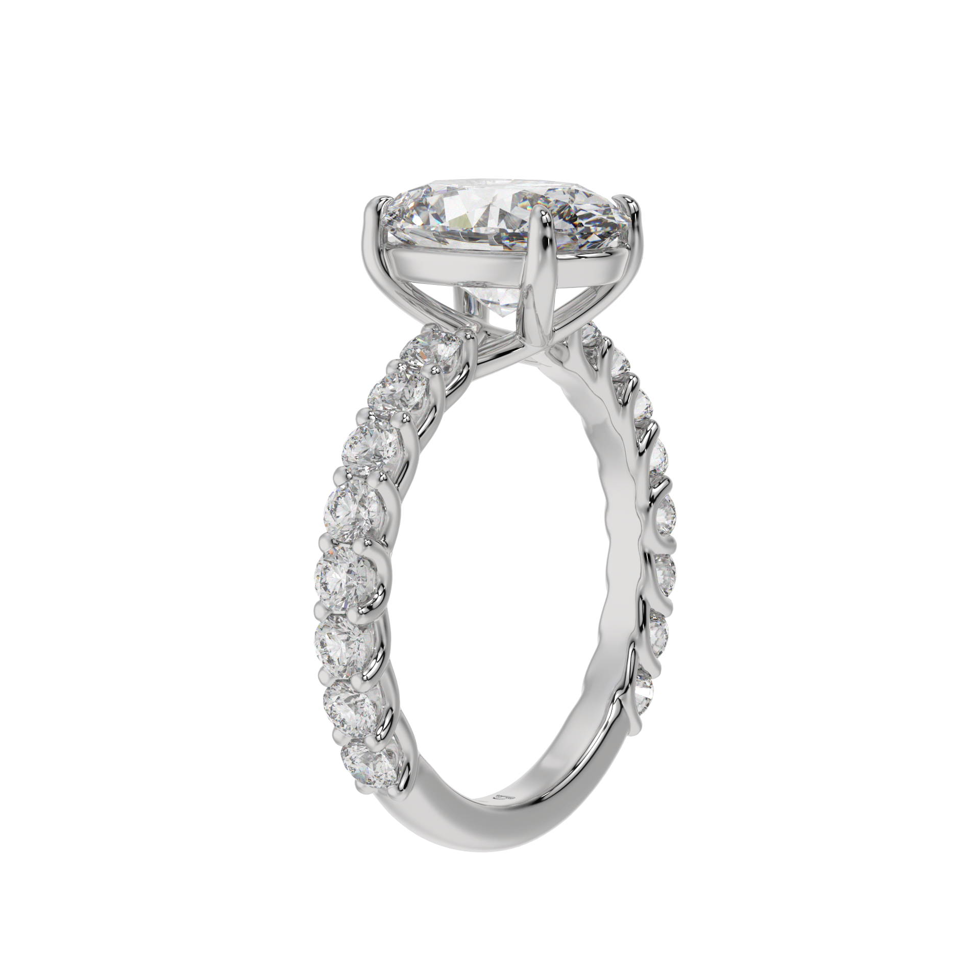 Eternal Bloom Oval Halo Ring - Caratlink