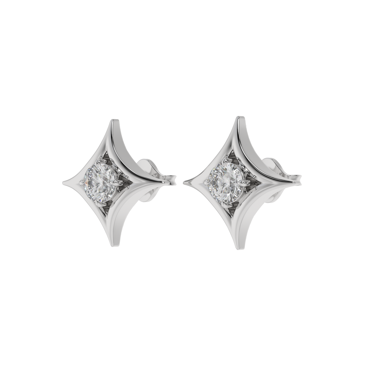 Starlight Solitaire Studs CaratLink