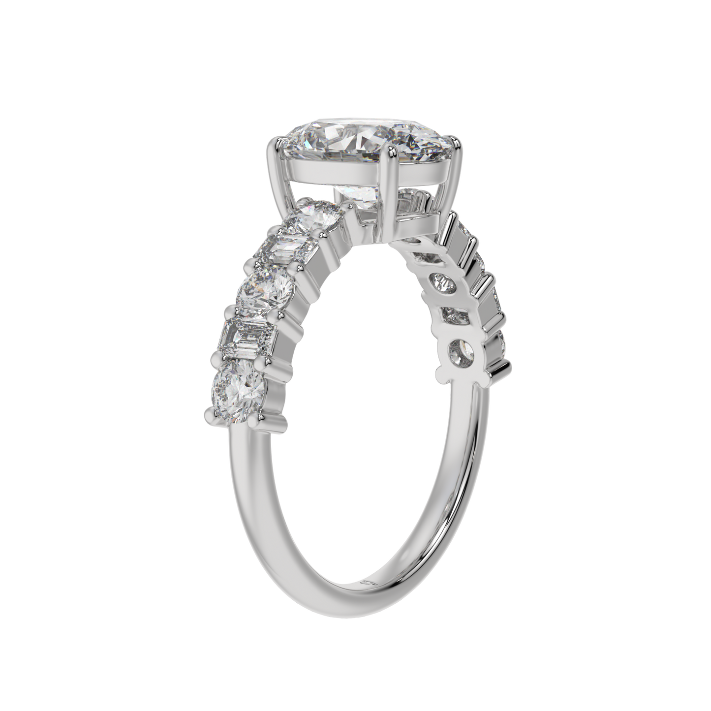 Radiant Symphony OVAL Diamond Ring - Caratlink