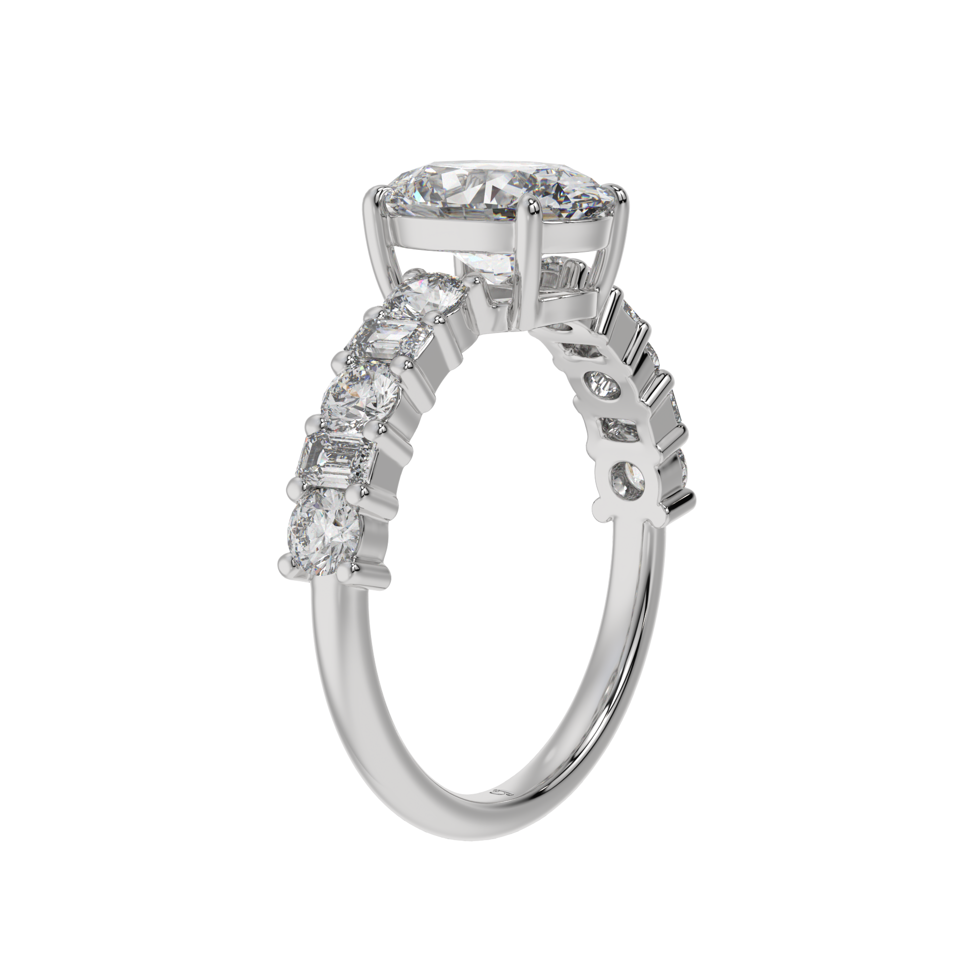 Radiant Symphony OVAL Diamond Ring - Caratlink