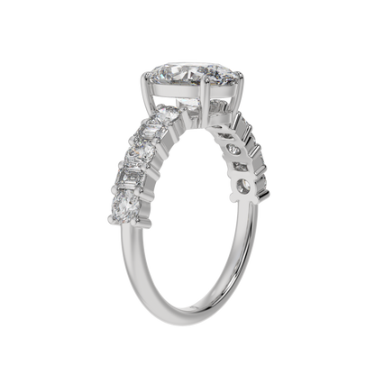 Radiant Symphony OVAL Diamond Ring - Caratlink