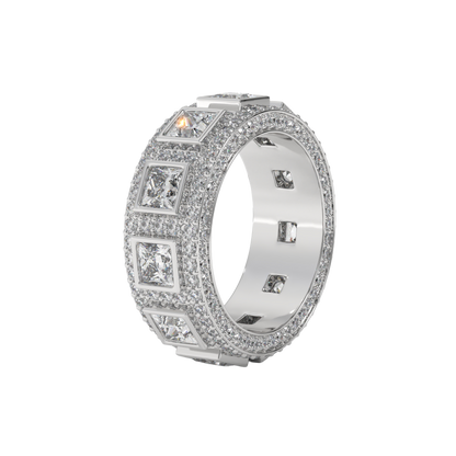 Regal Square Diamond Band