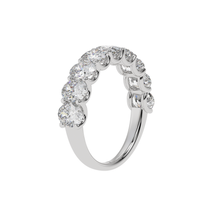 Oval Harmony Diamond iternity band Caratlink