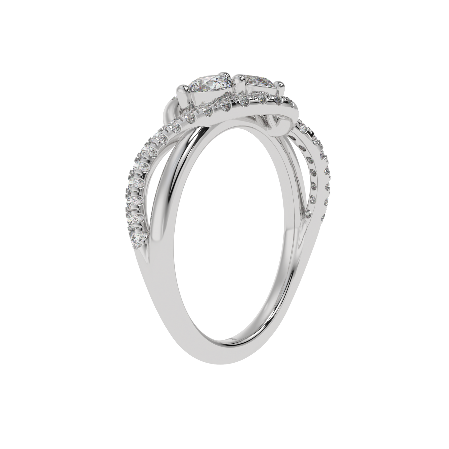 Eterna Twist Diamond Ring Caratlink