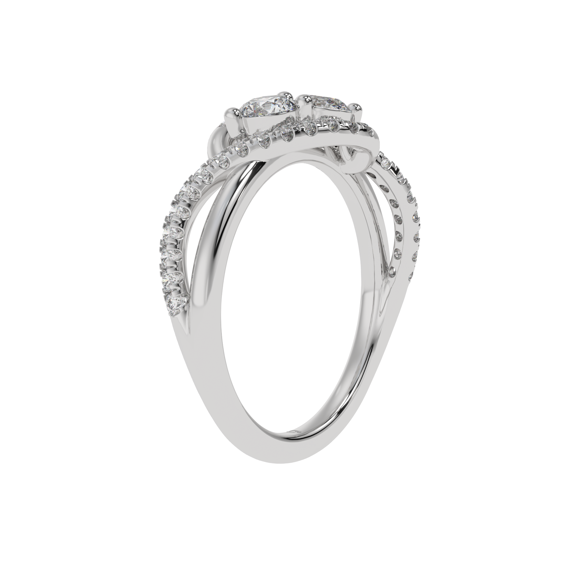 Eterna Twist Diamond Ring Caratlink
