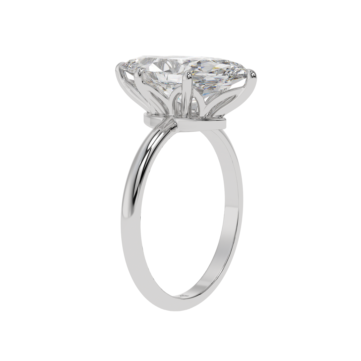 Royal Bloom Marquise Solitaire Ring - Caratlink