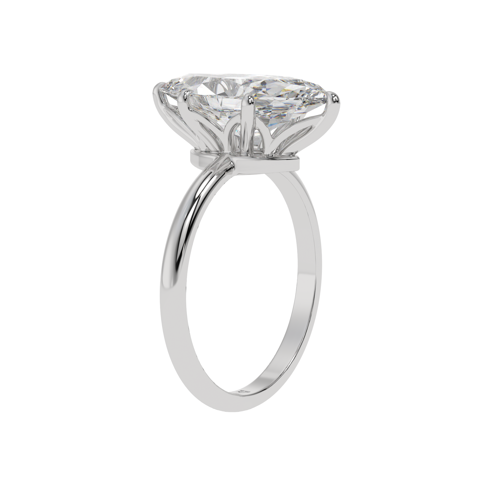 Royal Bloom Marquise Solitaire Ring - Caratlink