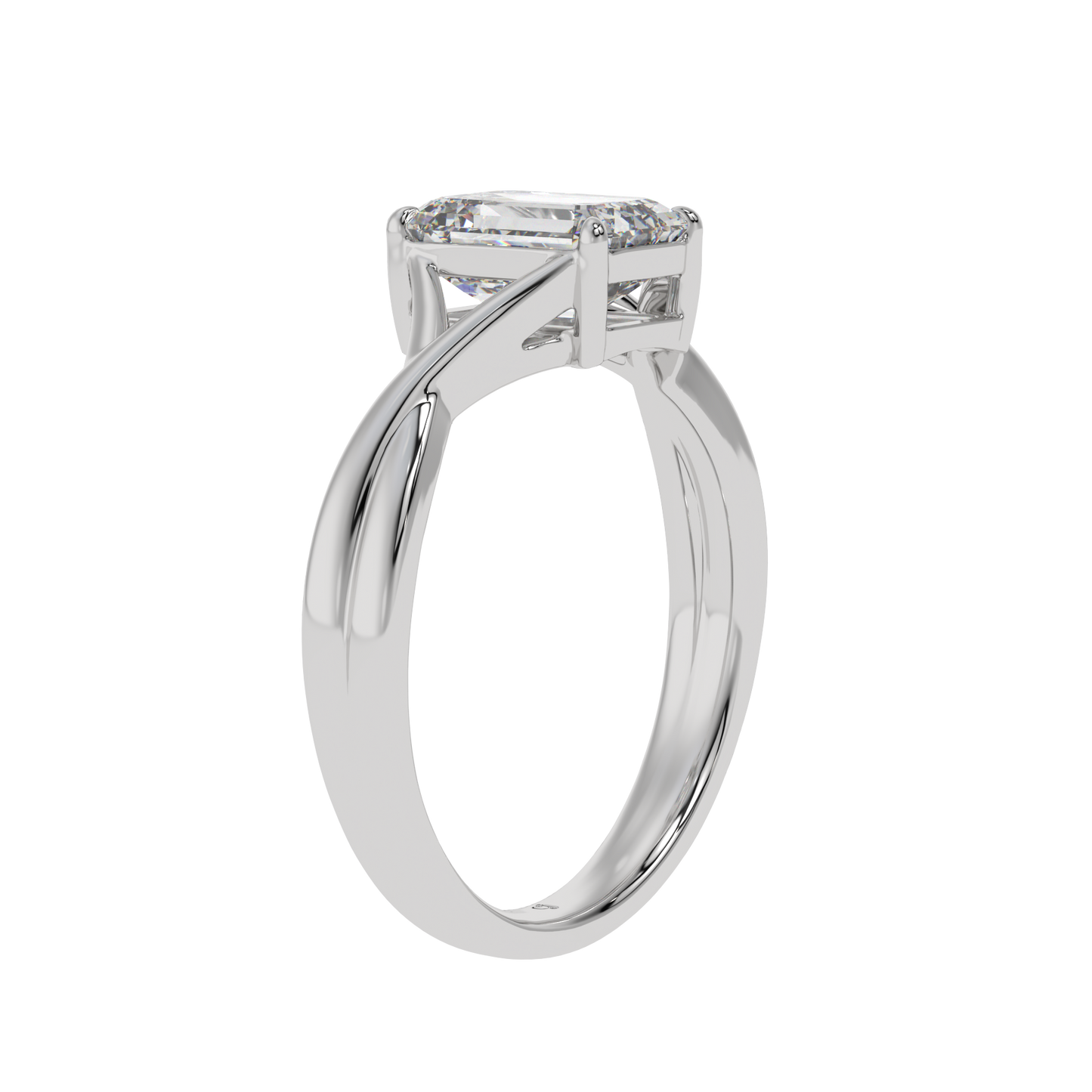 Twisted Harmony Emerald Ring - Caratlink