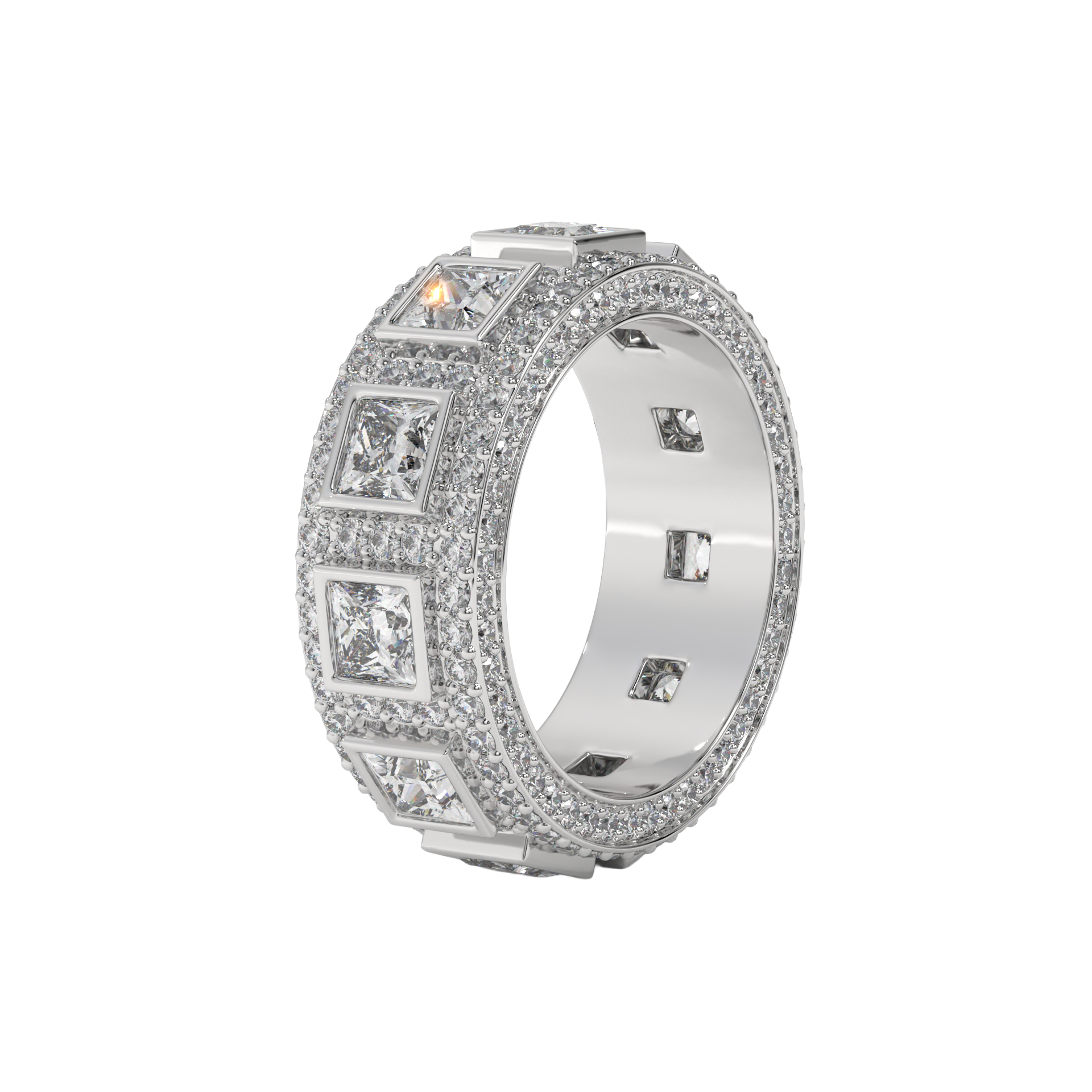 Regal Square Diamond Band Caratlink