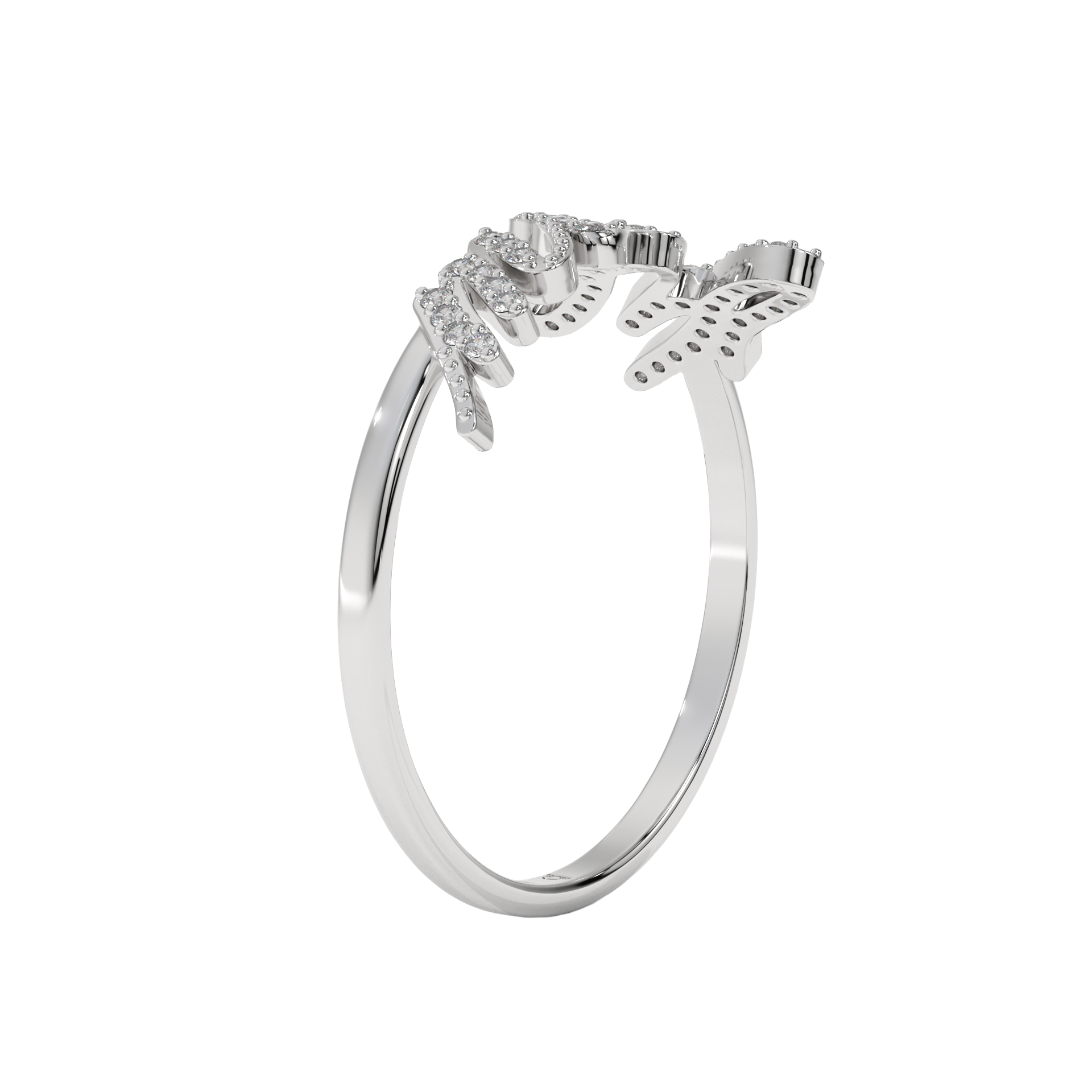 Wifey Script Diamond Ring CaratLink