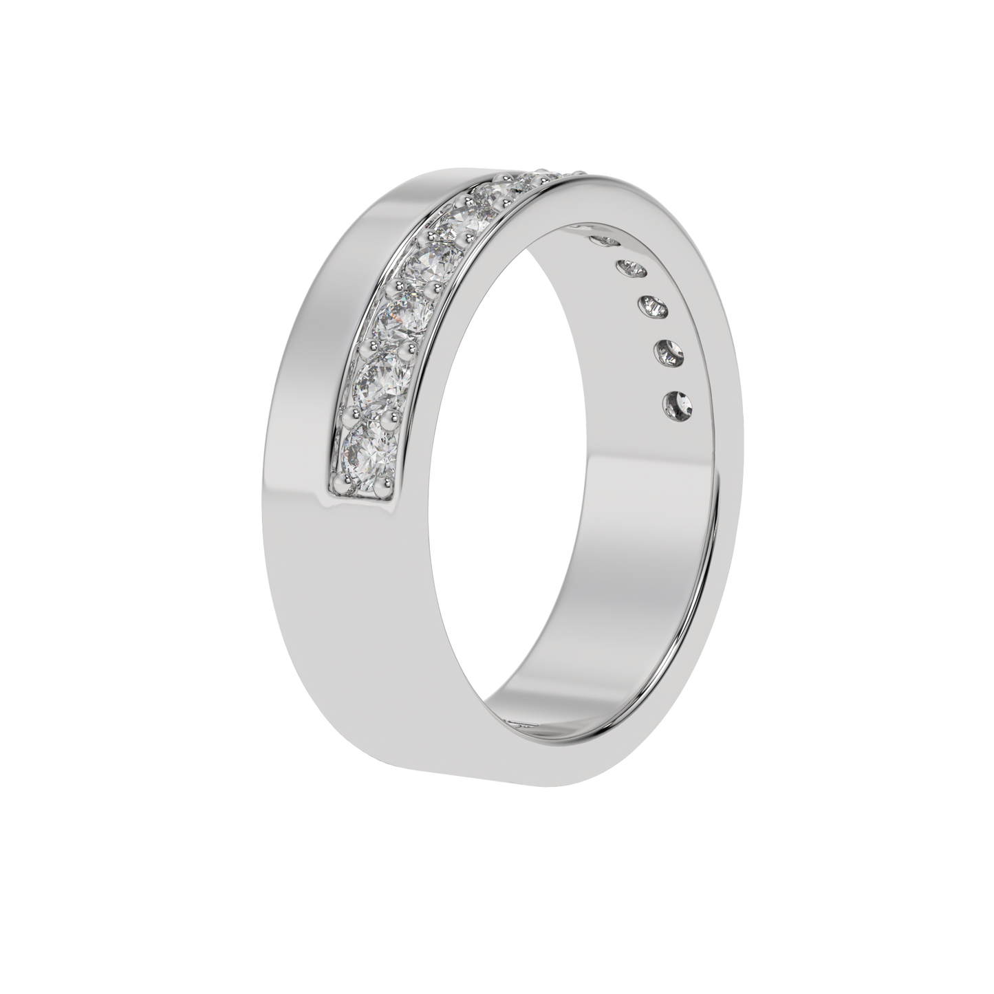 Lustro Channel Diamond Band Caratlink