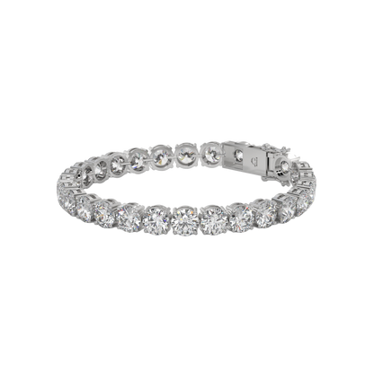 Round Brilliant Diamond Tennis Bracelet Caratlink