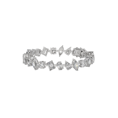 Harmony of Shapes Tennis Bracelet Carat Link Jewels