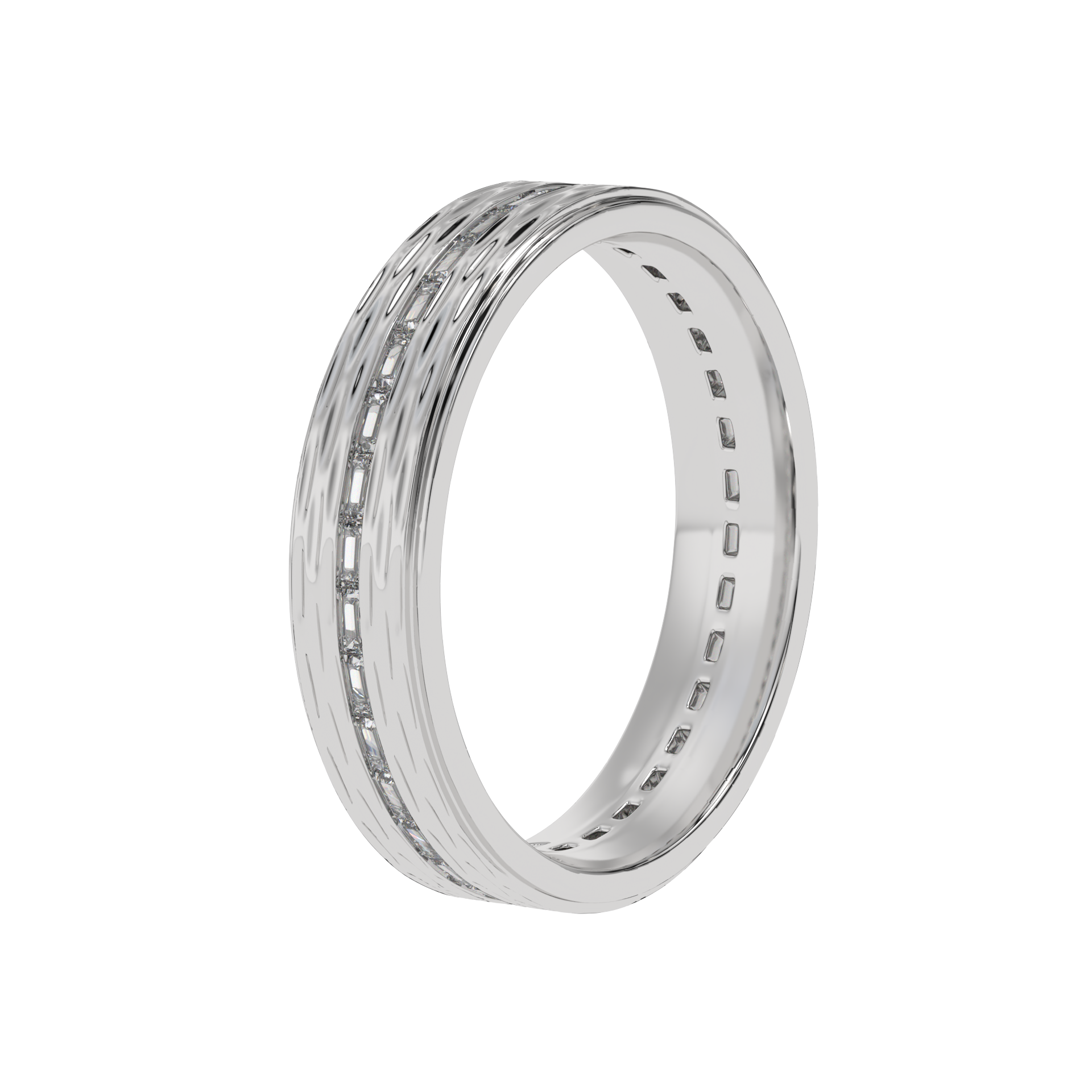 Auric Linea Baguette Band Caratlink