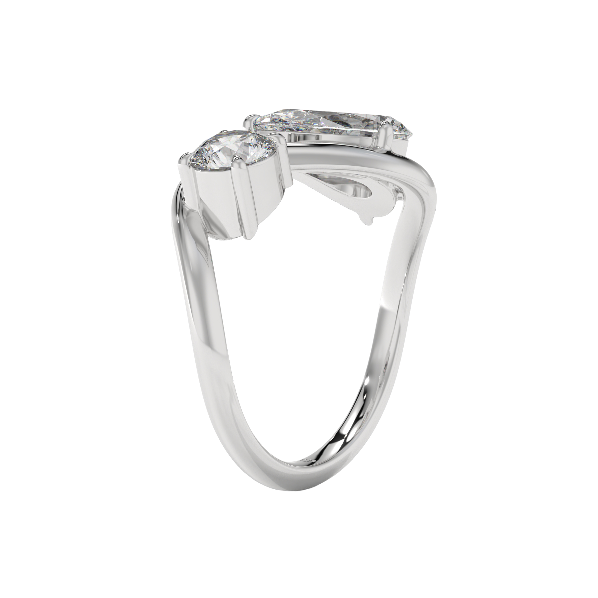 Dual Harmony Diamond Ring Caratlink