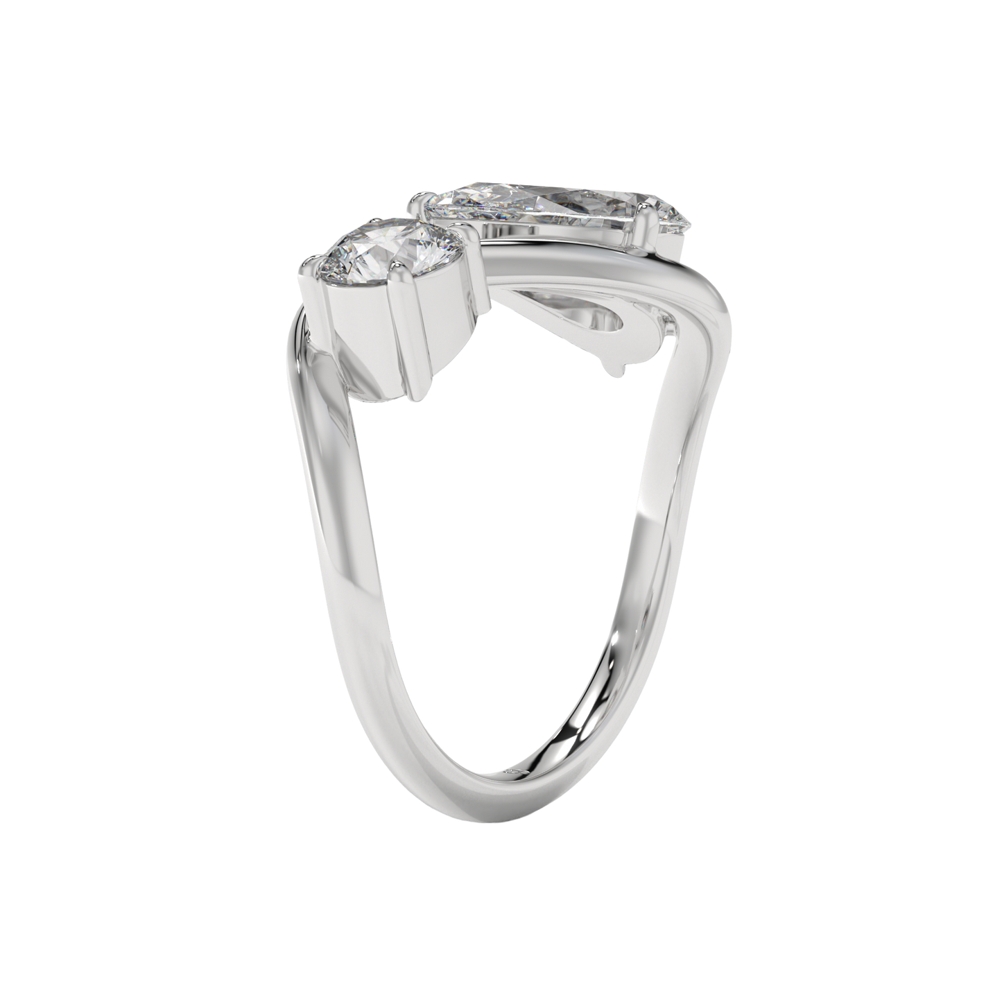 Dual Harmony Diamond Ring