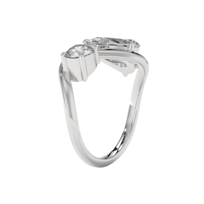 Dual Harmony Diamond Ring