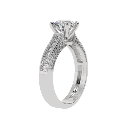 Classic Crown Solitaire Ring - Caratlink